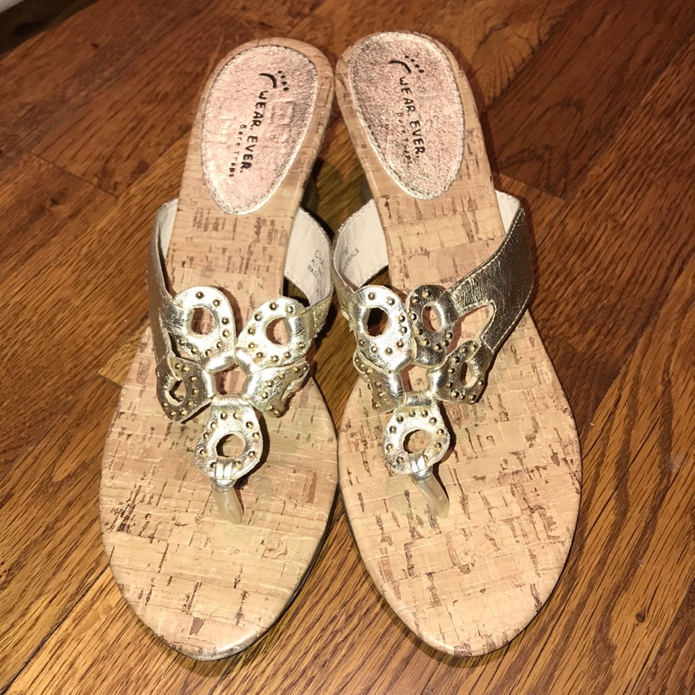 Gold Wear ever sandals